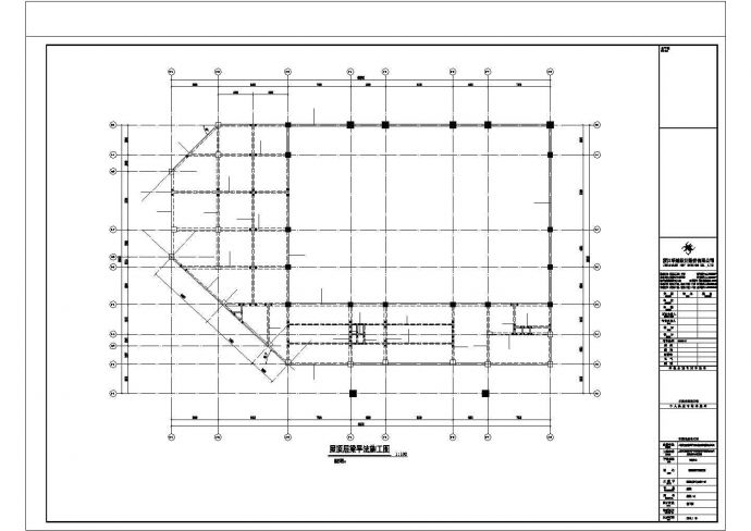 某剪力墙结构健身中心建筑设计施工CAD图纸_图1