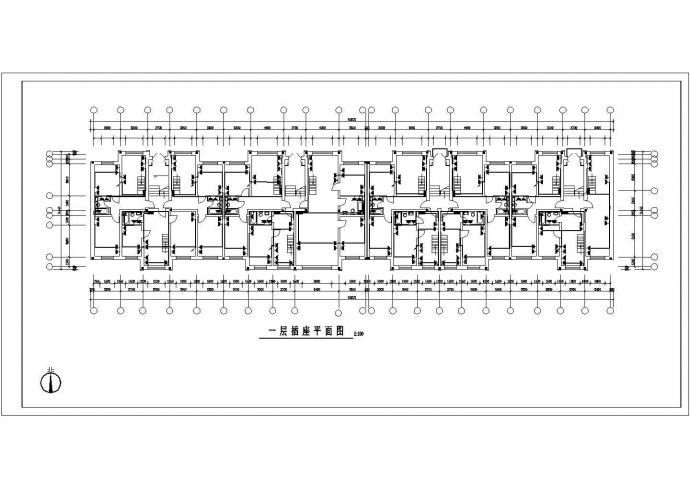 五层住宅楼电气设计CAD施工图_图1