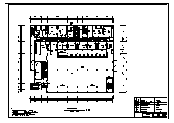 某市三层带地下一层学生食堂电气施工cad图(含弱电与风机配电平面图)-图一