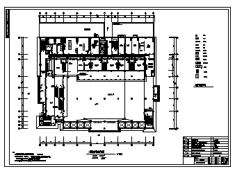 某市三层带地下一层学生食堂电气施工cad图(含弱电与风机配电平面图)-图二