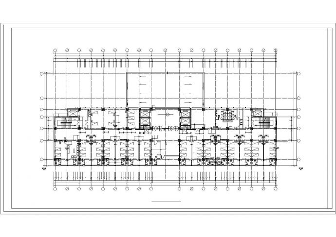 保定市医院建筑施工设计CAD图_图1