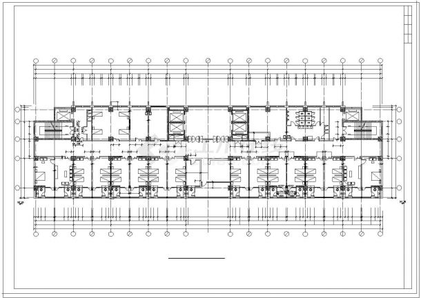 保定市医院建筑施工设计CAD图-图二