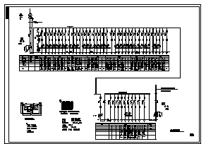 某地下层学校综合楼配电系统设计cad图(含动力结线系统图)-图二