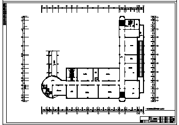 科学馆电视系统设计_某六层科学馆电视系统设计cad图纸-图二