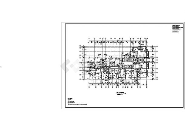 16280.98平米高层住宅建筑施工图-图二