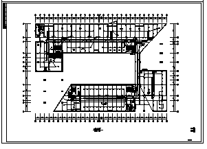 某三层大学综合实验楼电气施工cad图(含消防设计)-图一
