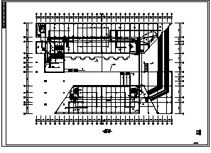 某三层大学综合实验楼电气施工cad图(含消防设计)-图二