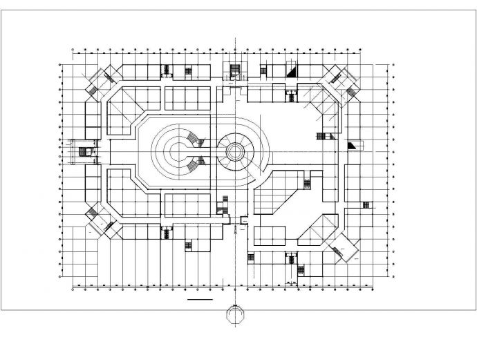 娱乐中心建筑设计CAD施工图_图1