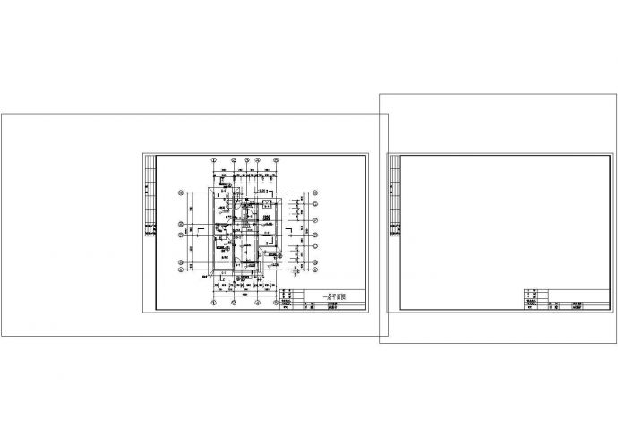 2层农村房屋建筑CAD图纸设计_图1
