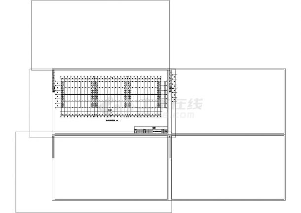 厂房设计_24m跨全砼结构、33米跨屋面钢梁结构-起重机厂房结施全CAD图纸设计-图二