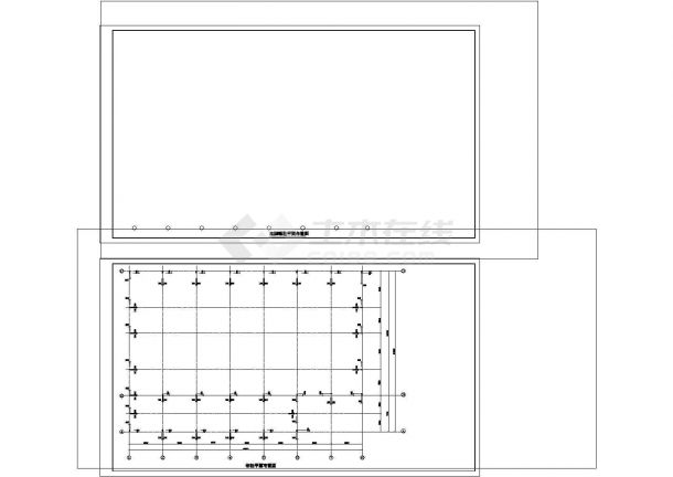 厂房设计_经典24米跨钢结构厂房结构施工CAD图纸设计-图一