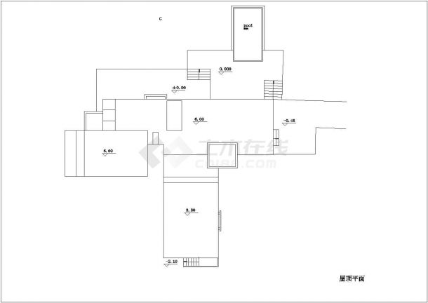 江苏某别墅区装饰结构工程设计施工图（含设计说明）-图一