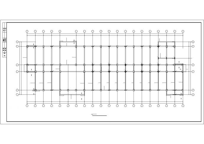 某教师宿舍楼建筑构造设计施工CAD图纸_图1