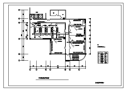 某市十八层实验室和仪器室装饰电气施工cad图(含洁净灯照明，应急照明)-图二