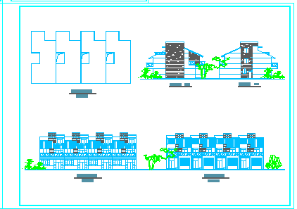 某市大型设计院规划及建筑CAD施工图纸-图二