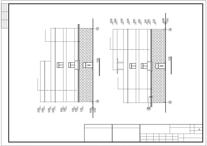某地区现代白领单身公寓cad建筑设计全套图纸_图1