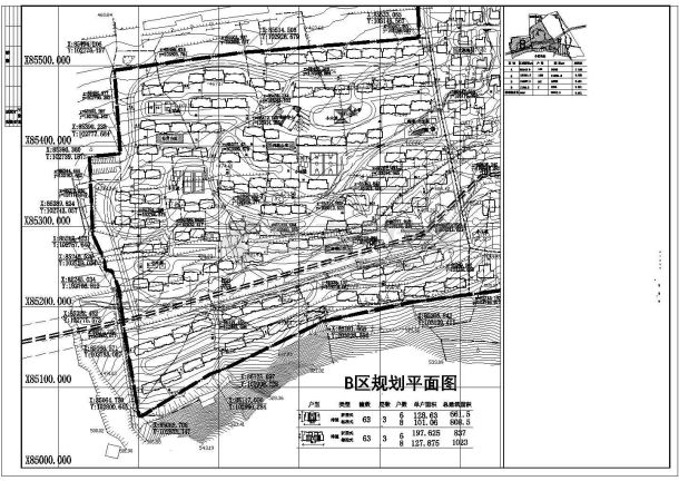 综合服务区控制性详细规划施工图-图一