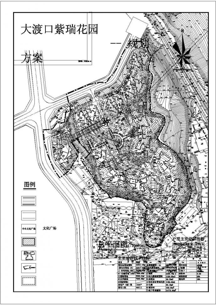 大渡口紫花园规划方案图纸_图1