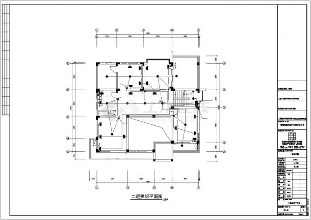 某框架结构高端别墅建筑工程设计施工CAD图纸-图一