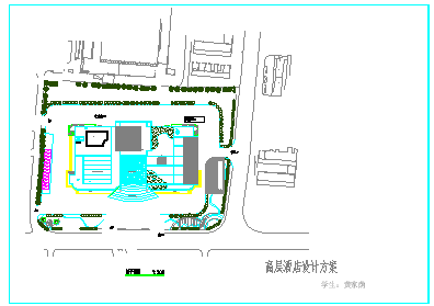 某四星级酒店设计全套CAD方案图_图1