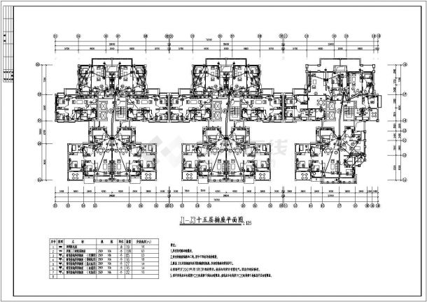 电气设计_某高层住宅小区电气施工CAD图-图二