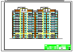 某小高层住宅楼结构建筑cad设计详图-图二