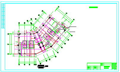 某小区框剪型小高层cad建筑施工工程图纸_图1