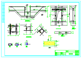 某小区框剪型小高层cad建筑施工工程图纸-图二