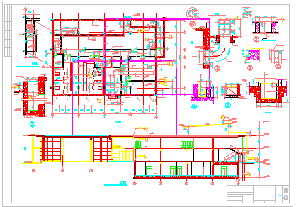 某星级会所全套平面CAD设计图纸_图1