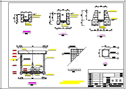 某小型电灌站cad设计建筑施工图纸_图1