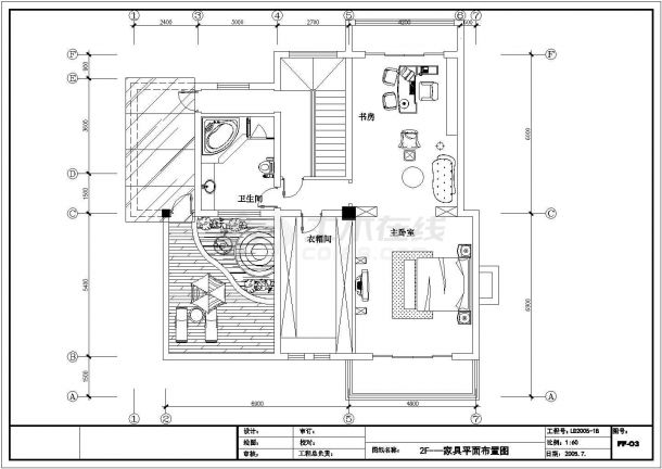某地区现代中式豪华别墅建筑室内装修方案设计施工CAD图纸-图二