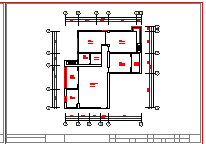 某住宅公寓简欧风格 小户型CAD施工图-图一