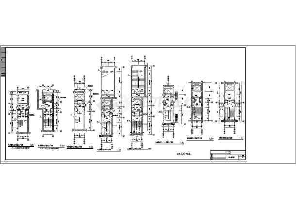 某市区12层住宅楼全套建筑CAD施工图纸-图二