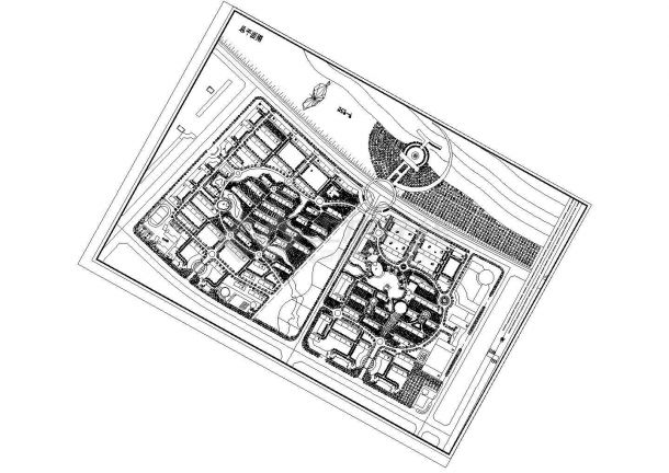 【苏州】某地生态小区全套住宅楼施工设计cad图纸-图二