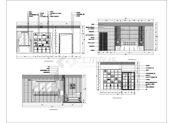 广东珠海别墅主楼建筑施工CAD平面图设计-图二