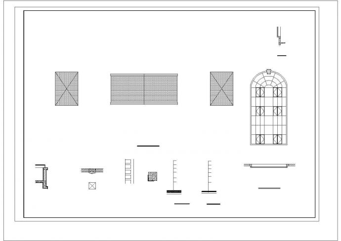 某卫生学校实验楼CAD建筑设计施工图_图1
