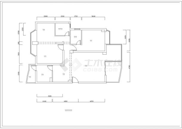 大户型室内家装设计方案施工图-图一