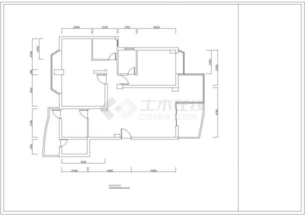 大户型室内家装设计方案施工图-图二