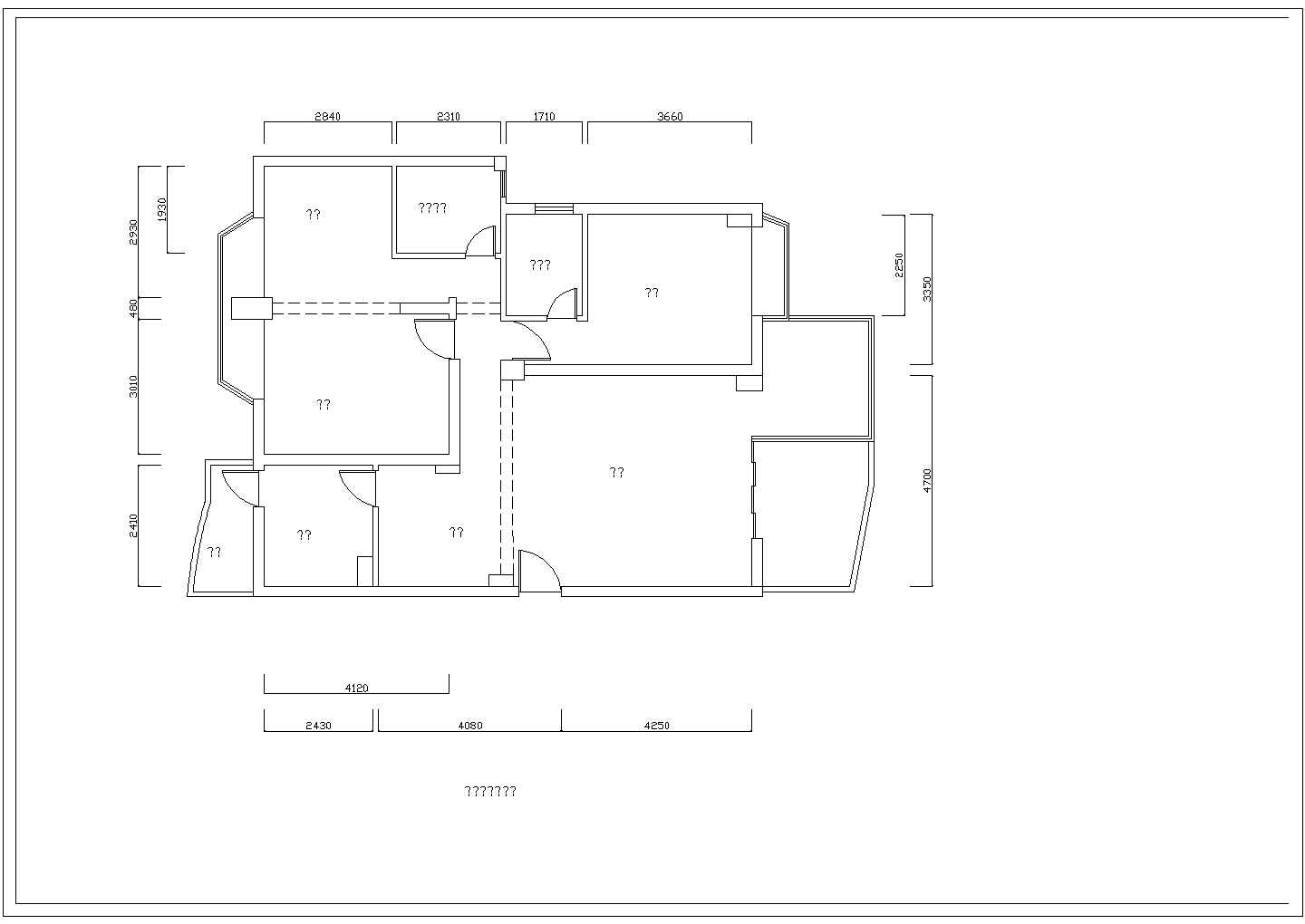 大户型室内家装设计方案施工图
