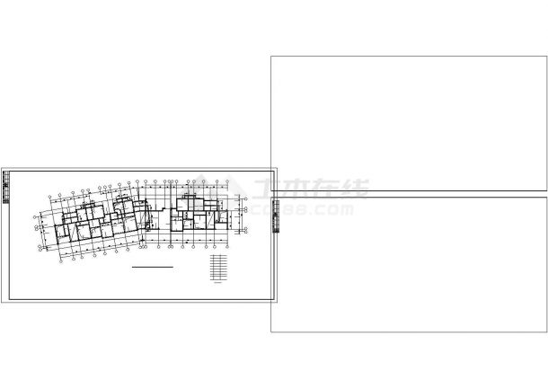 武汉某组团住宅CAD结构图纸-图一