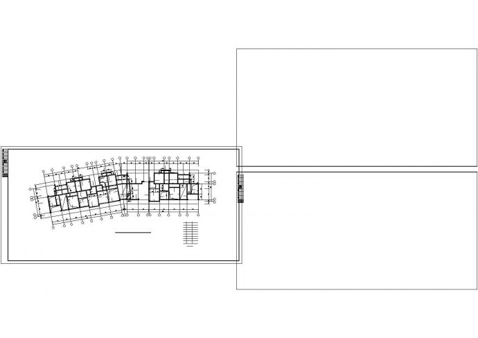 武汉某组团住宅CAD结构图纸_图1