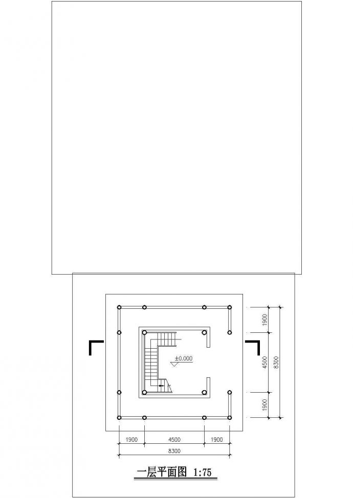 某地区宝轮寺保护修复规划cad设计图_图1