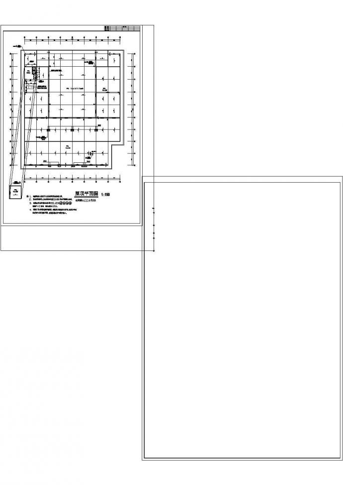 某学校食堂建筑详细设计cad施工图_图1