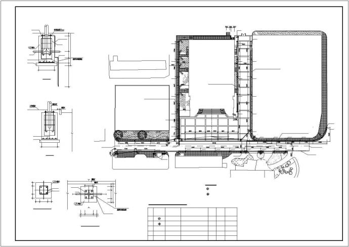 某会议中心平面绿化建筑设计全套完整大样图CAD平面图施工套图_图1