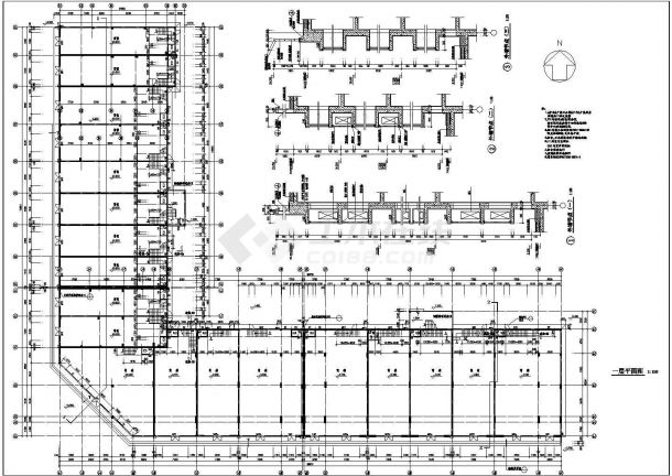 宜和花园商住楼建筑设计全套完整大样图CAD平面图-图二