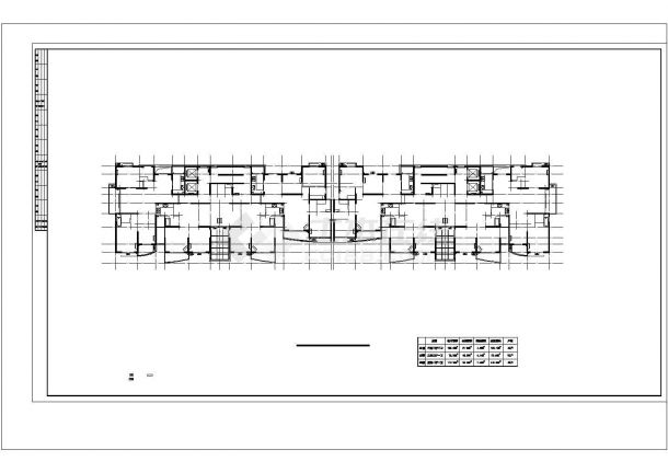 某高层住宅楼CAD建筑施工图-图二