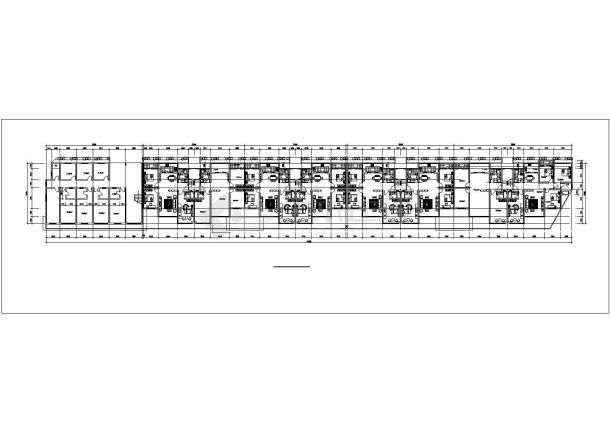 合肥市绿苑山庄小区7层砖混结构商住楼建筑设计CAD图纸（1层为商铺）-图一