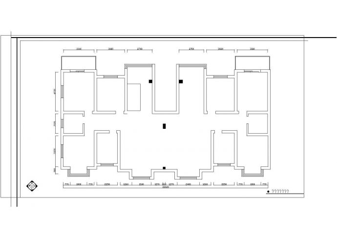 某酒店设计CAD建筑平面设计图施工图_图1