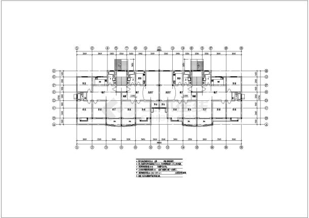 某住宅CAD建筑平面设计图纸-图一