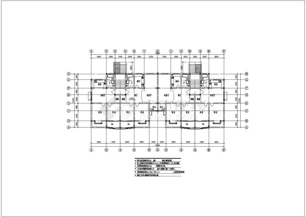 某住宅CAD建筑平面设计图纸-图二